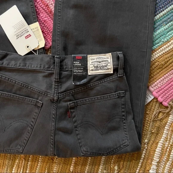 Levi’s Wellthread High Loose Jeans - Silver Bloom - Picture 9 of 16